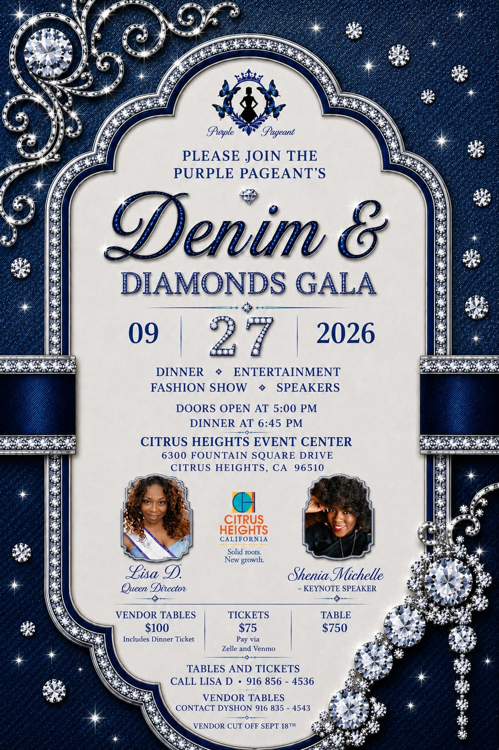 Denim & Diamonds Gala flyer