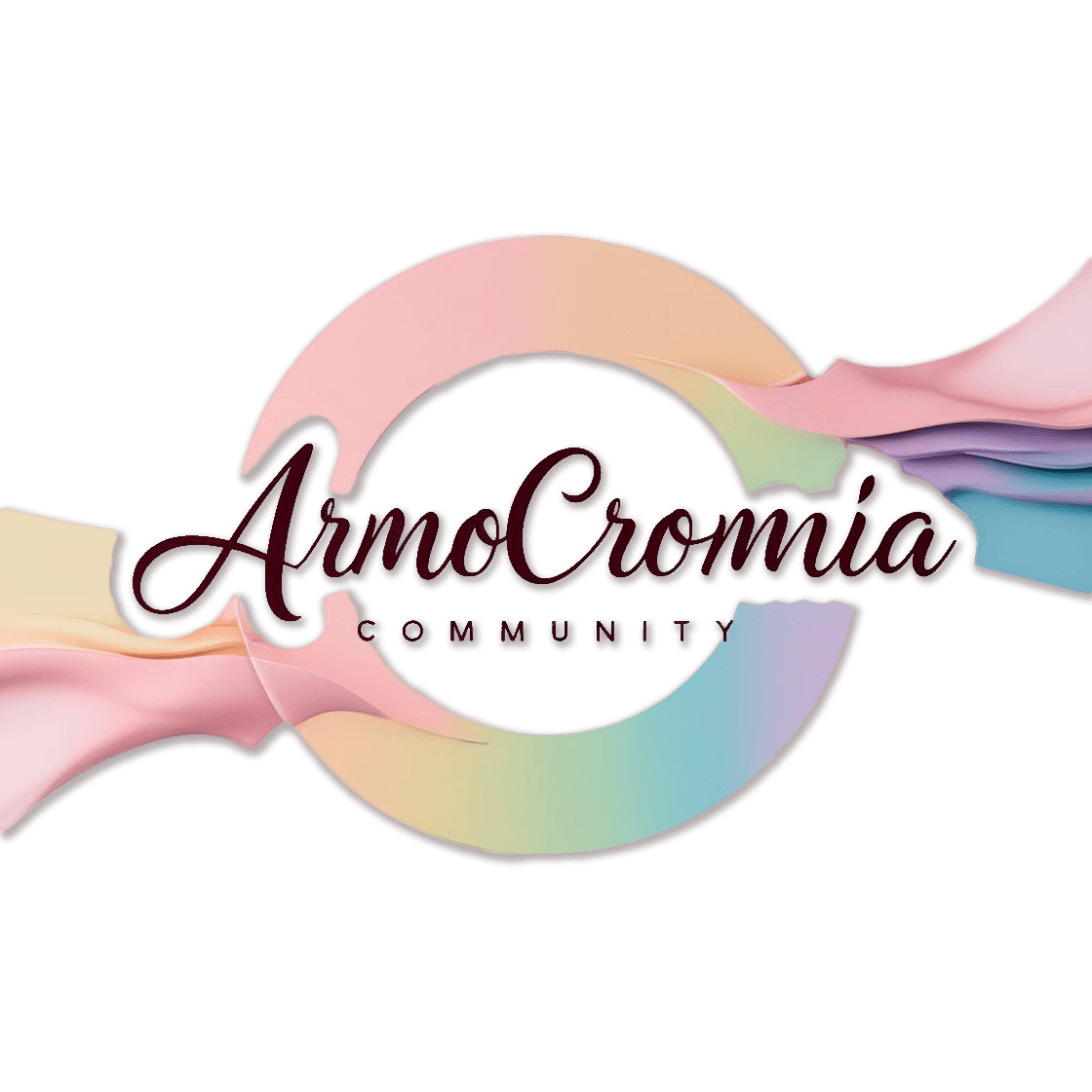 Armocromia Commnity Logo con drappi colorati