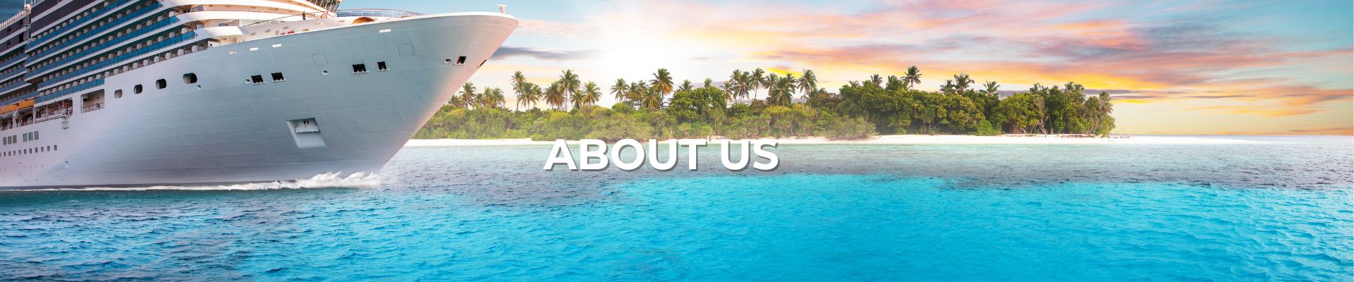 alt="Cruise ship near tropical island for Luxury Sassy Cruises"