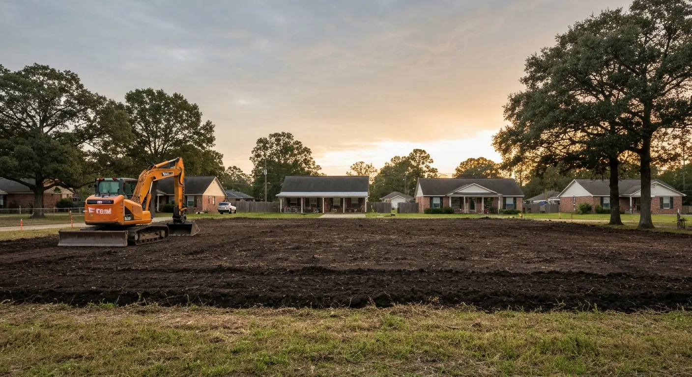 Residential land clearing