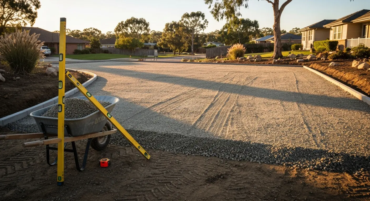 Driveway preparation and grading