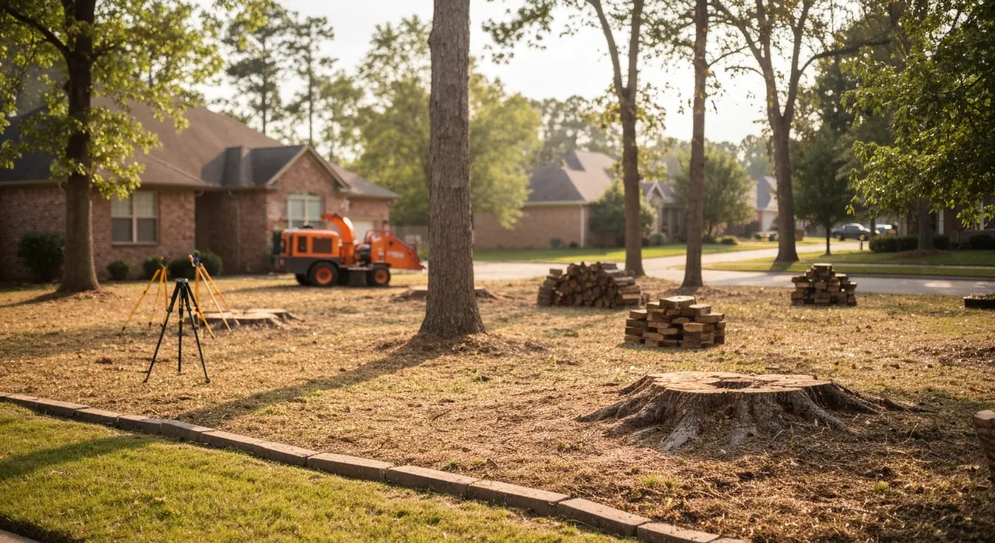 Tree removal and cleanup