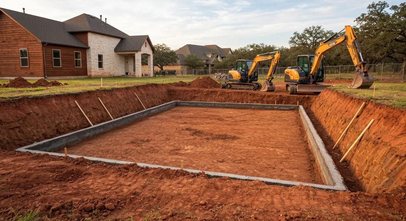 Excavation work in Bastrop