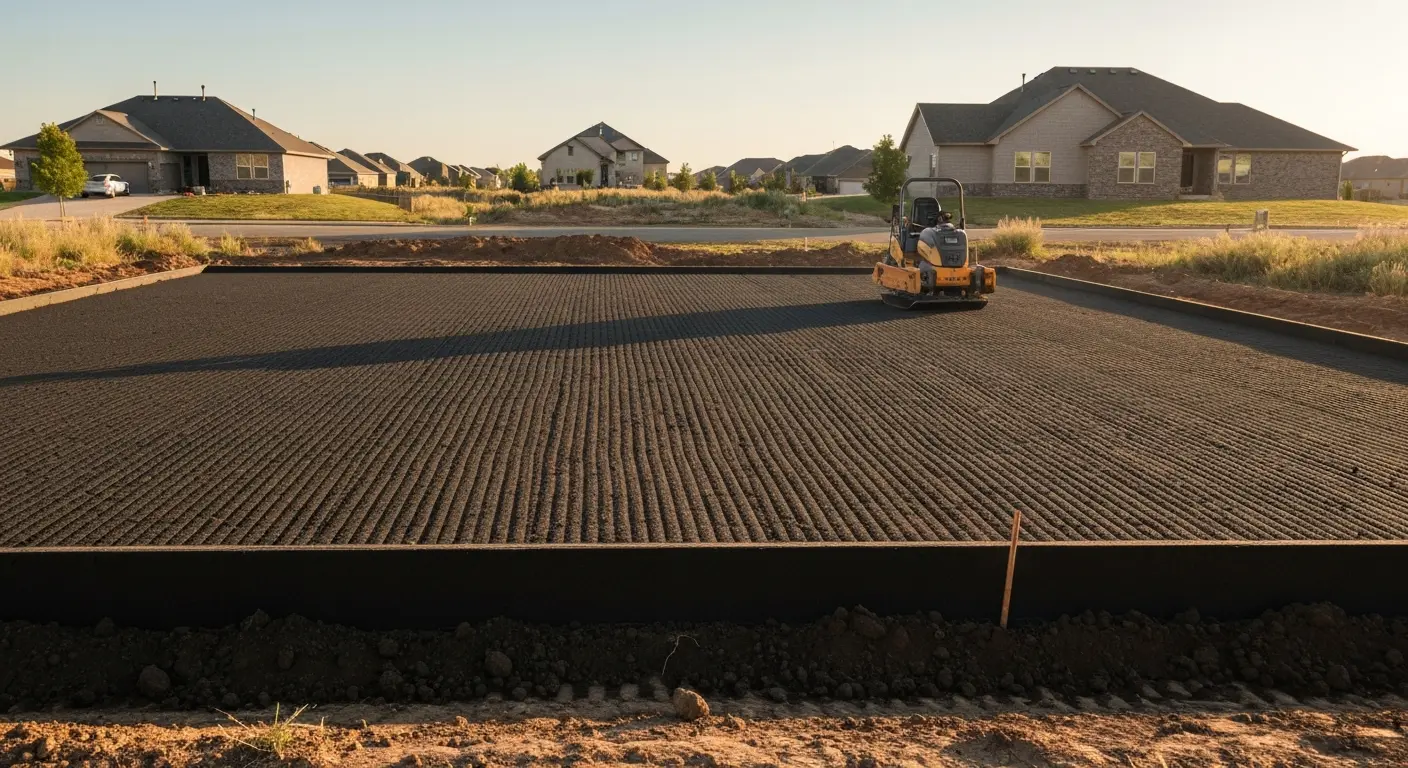 House pad construction
