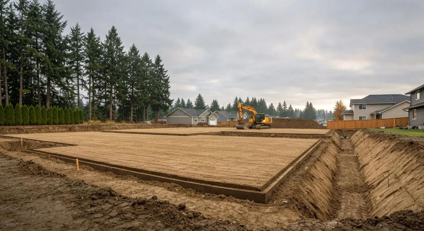 House pad construction