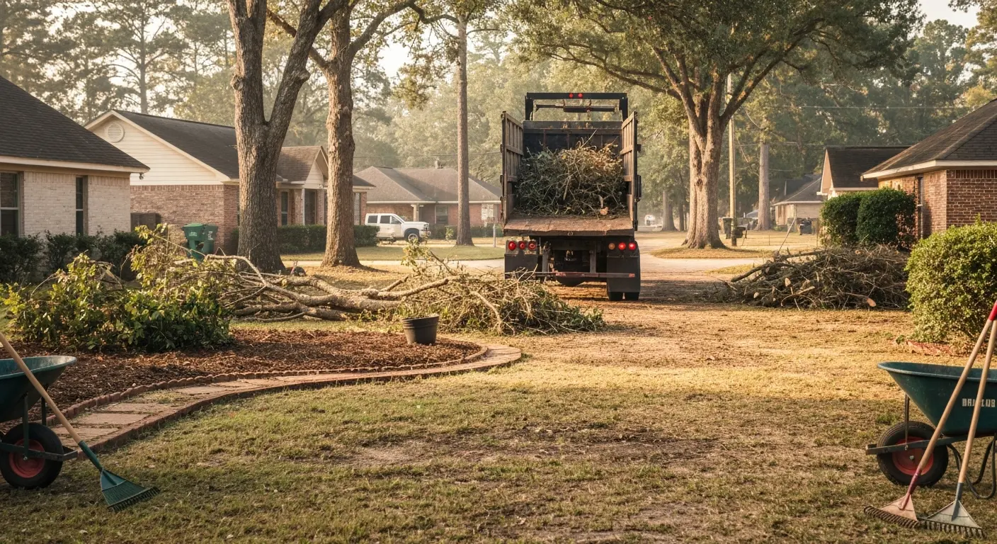 Yard debris removal