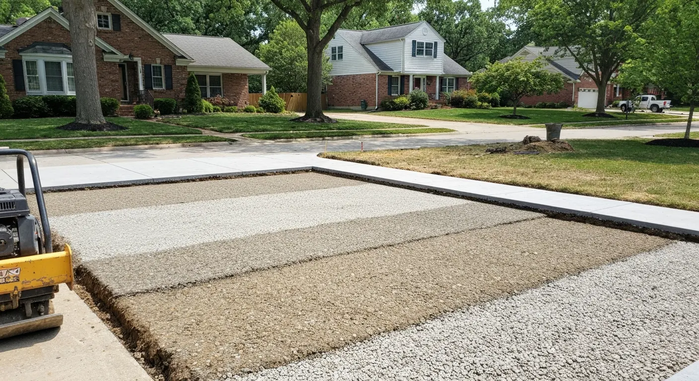 Driveway preparation