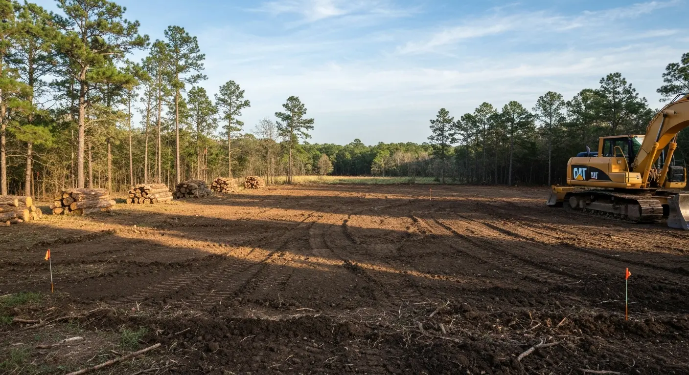 Land clearing site