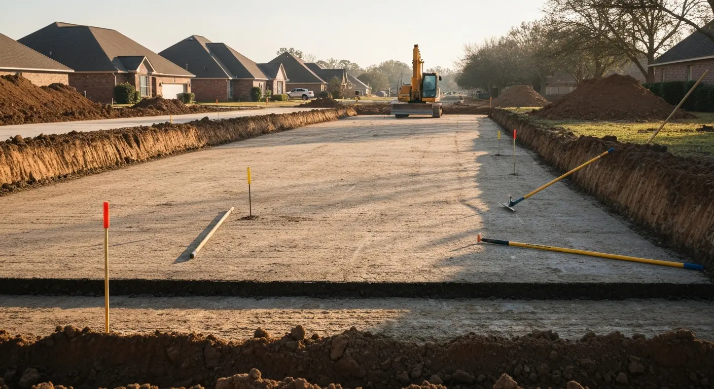 Excavation work