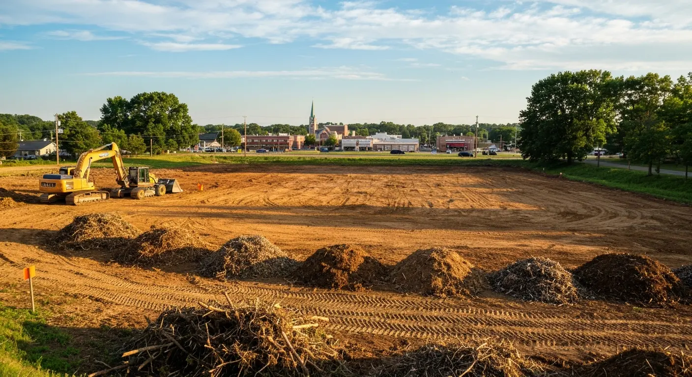Land clearing site