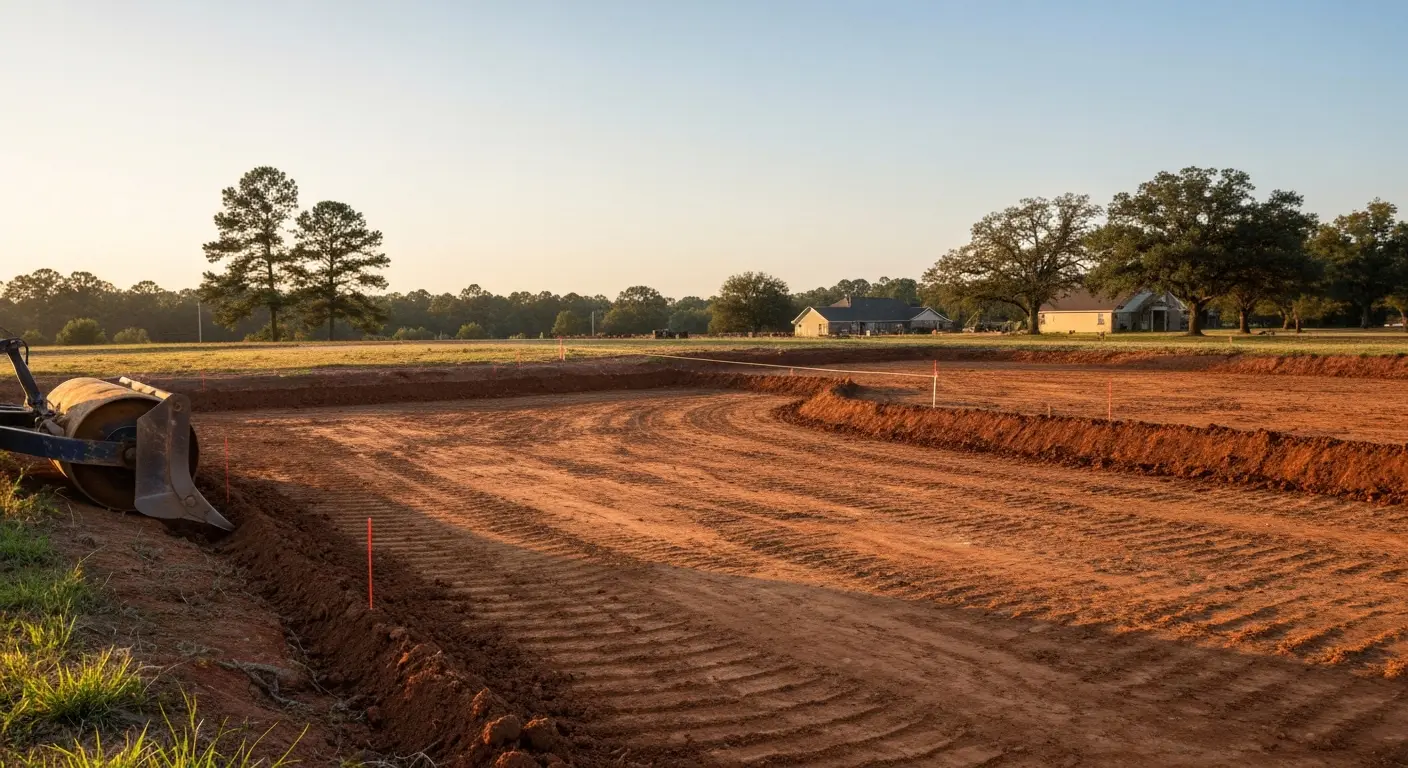Grading and site prep Magnolia AR