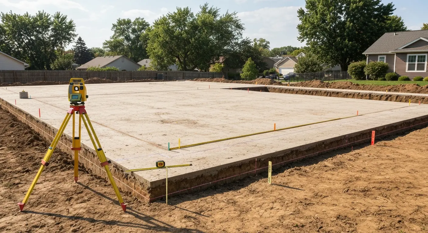 House pad preparation