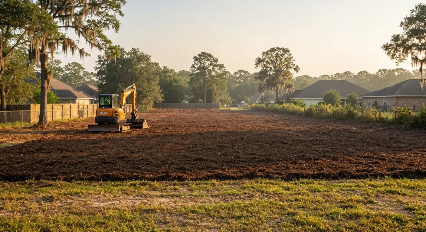 Residential land clearing