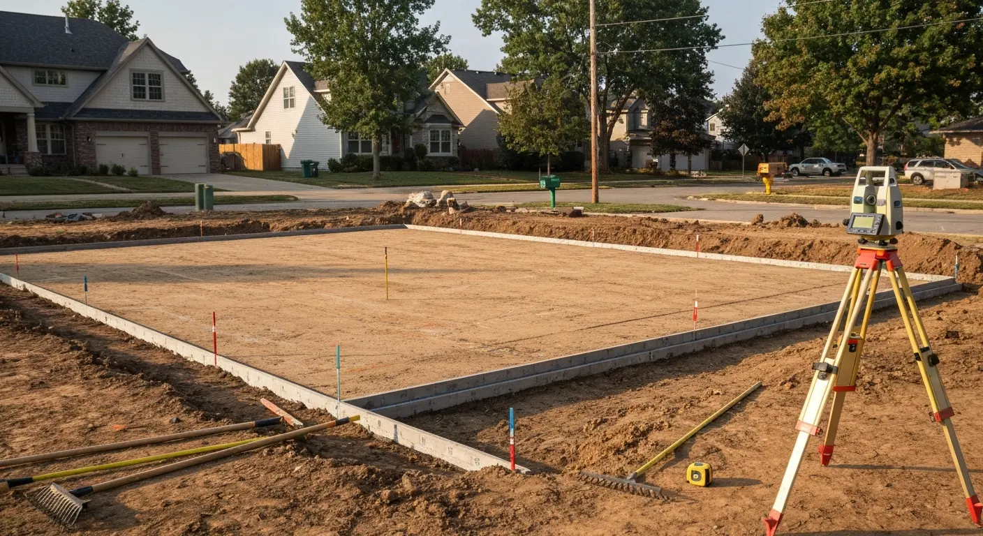 House pad construction