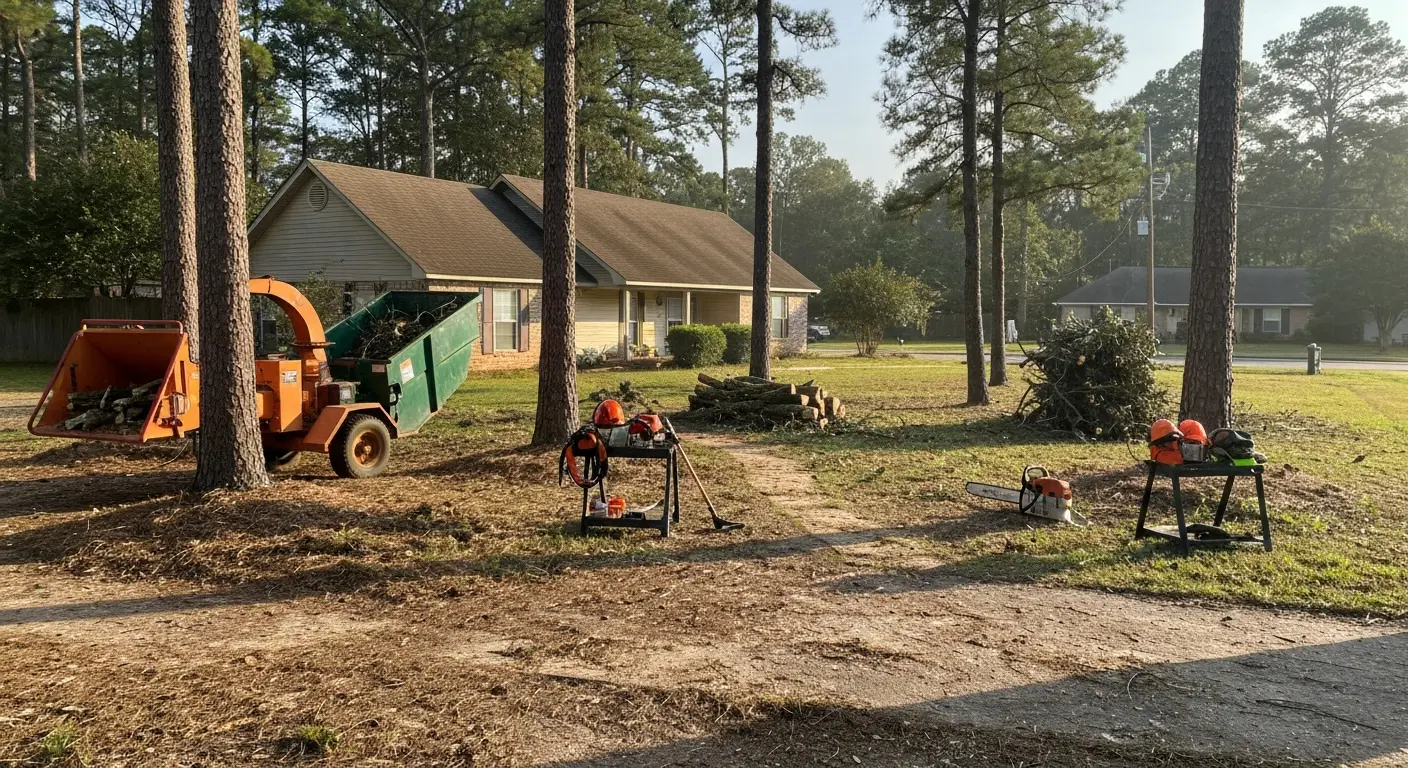 Branch and limb cleanup after storms
