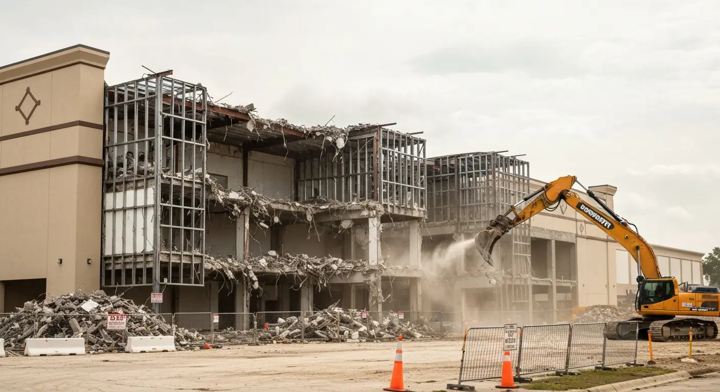 Commercial demolition project