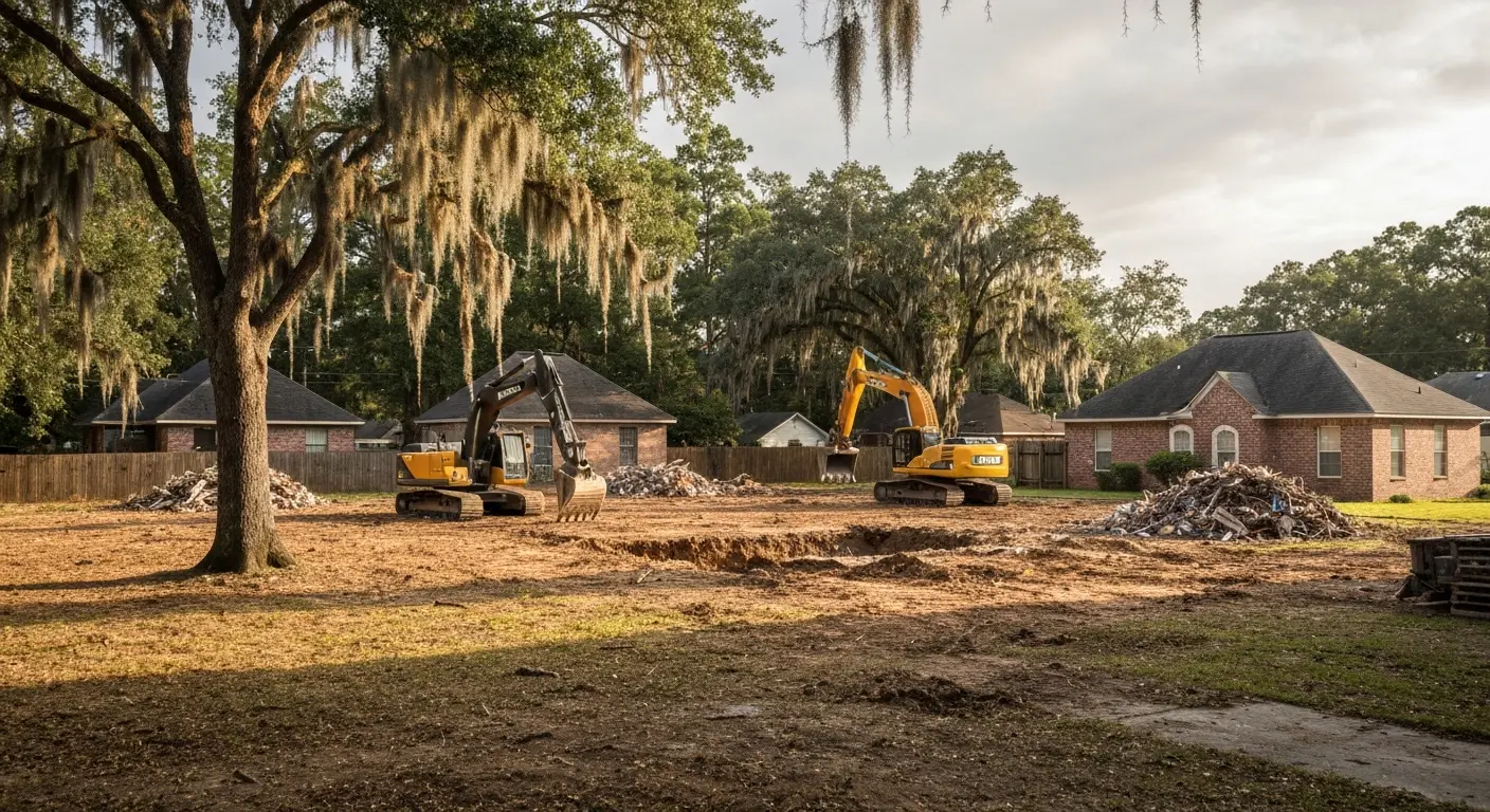 Residential demolition project
