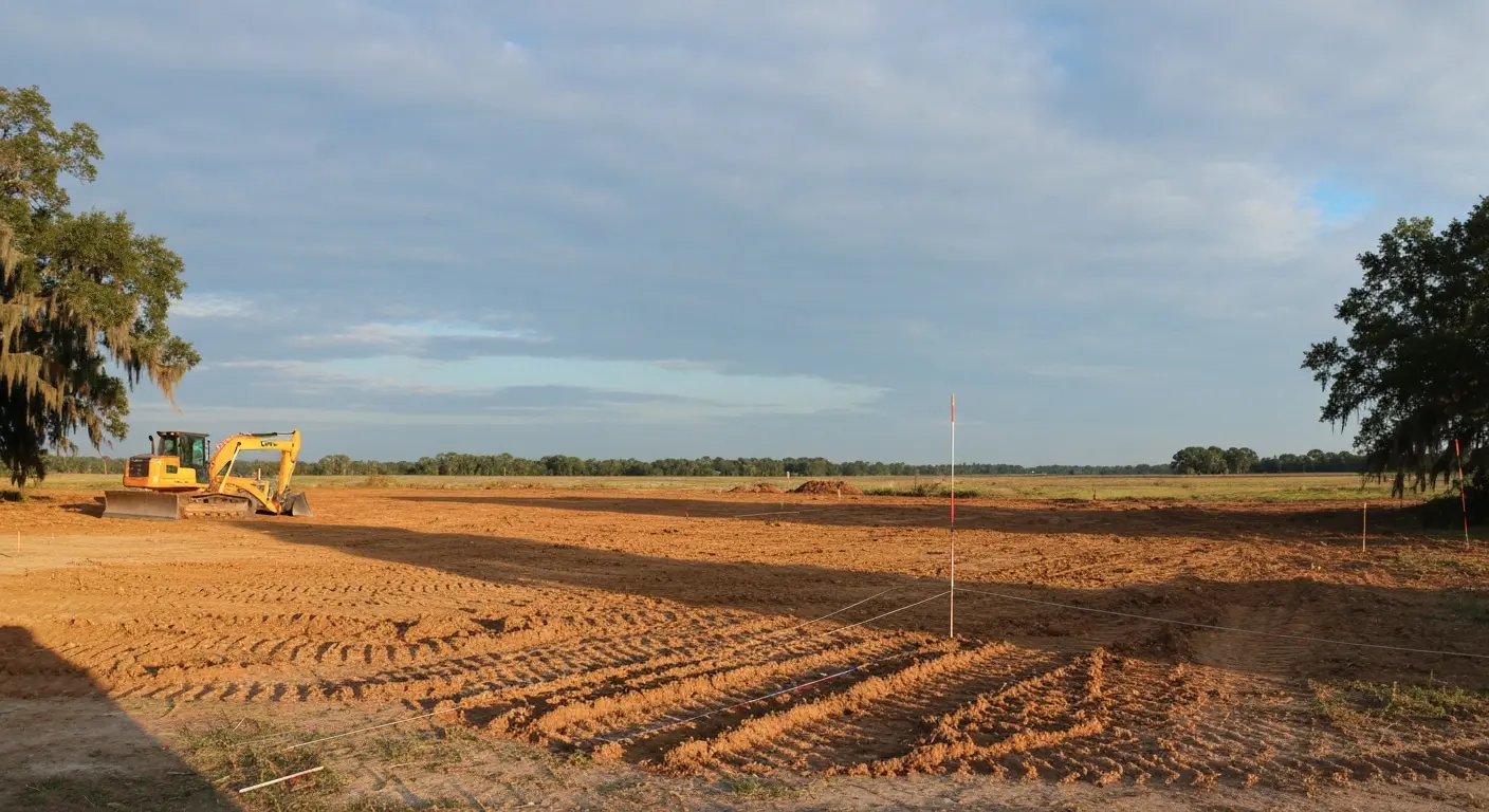 Land prep for construction