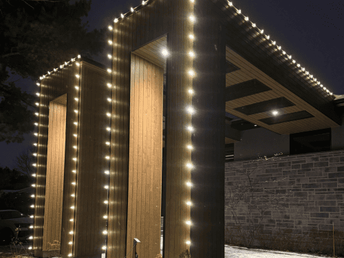 installation de lumières de Noël in Blainville