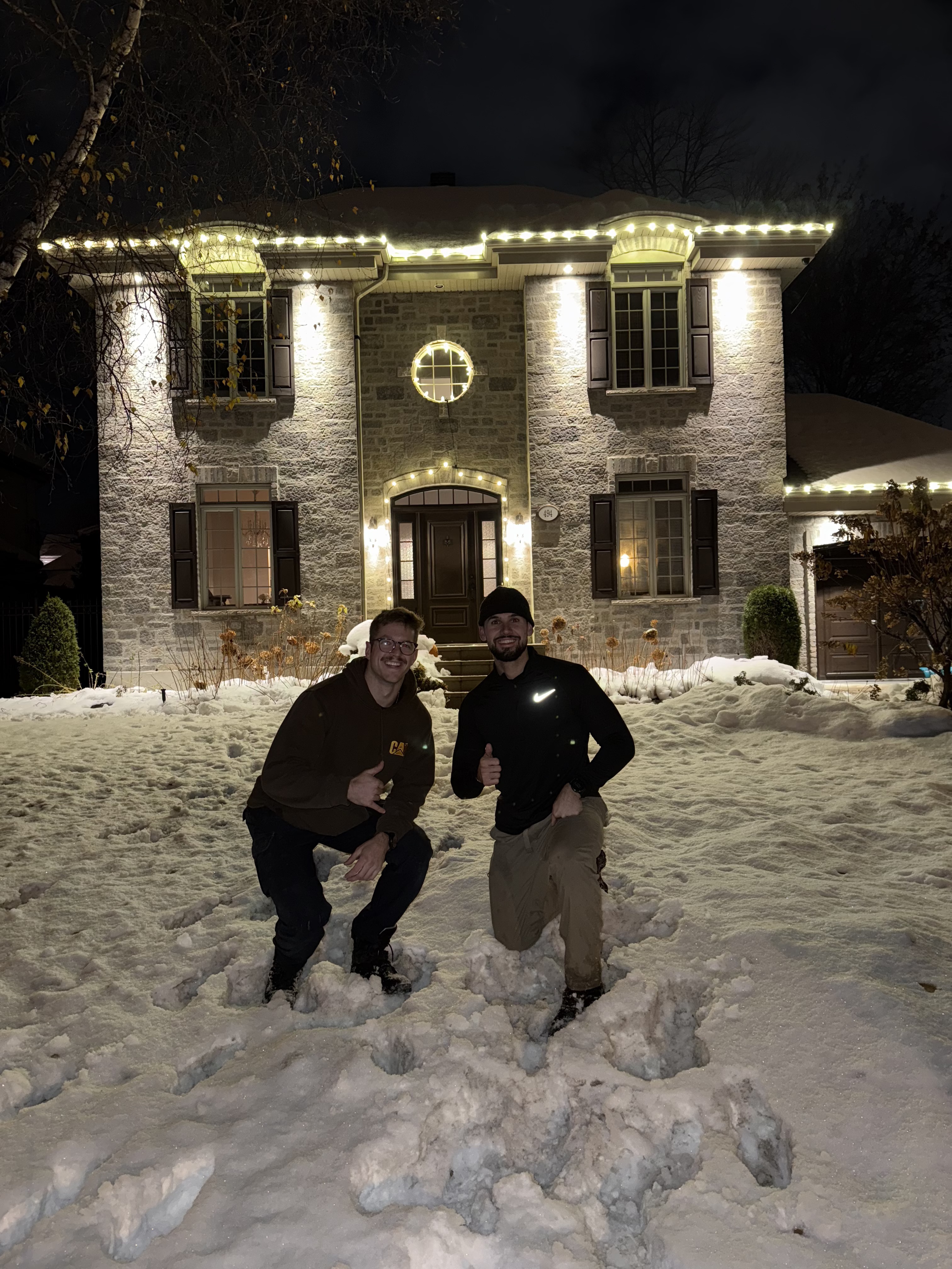 Installation de décorations extérieures Blainville