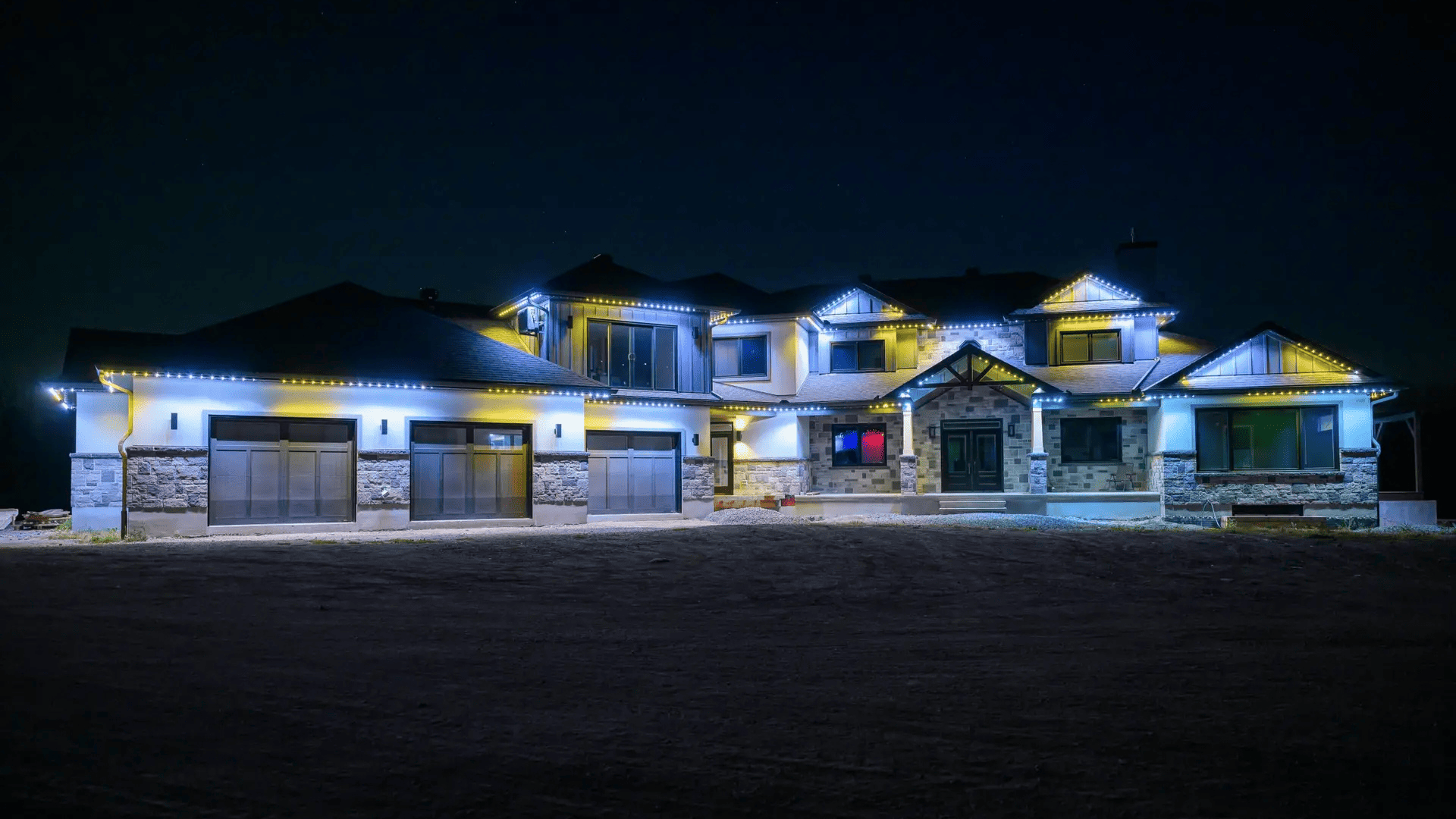  Installation de lumières de Noël
