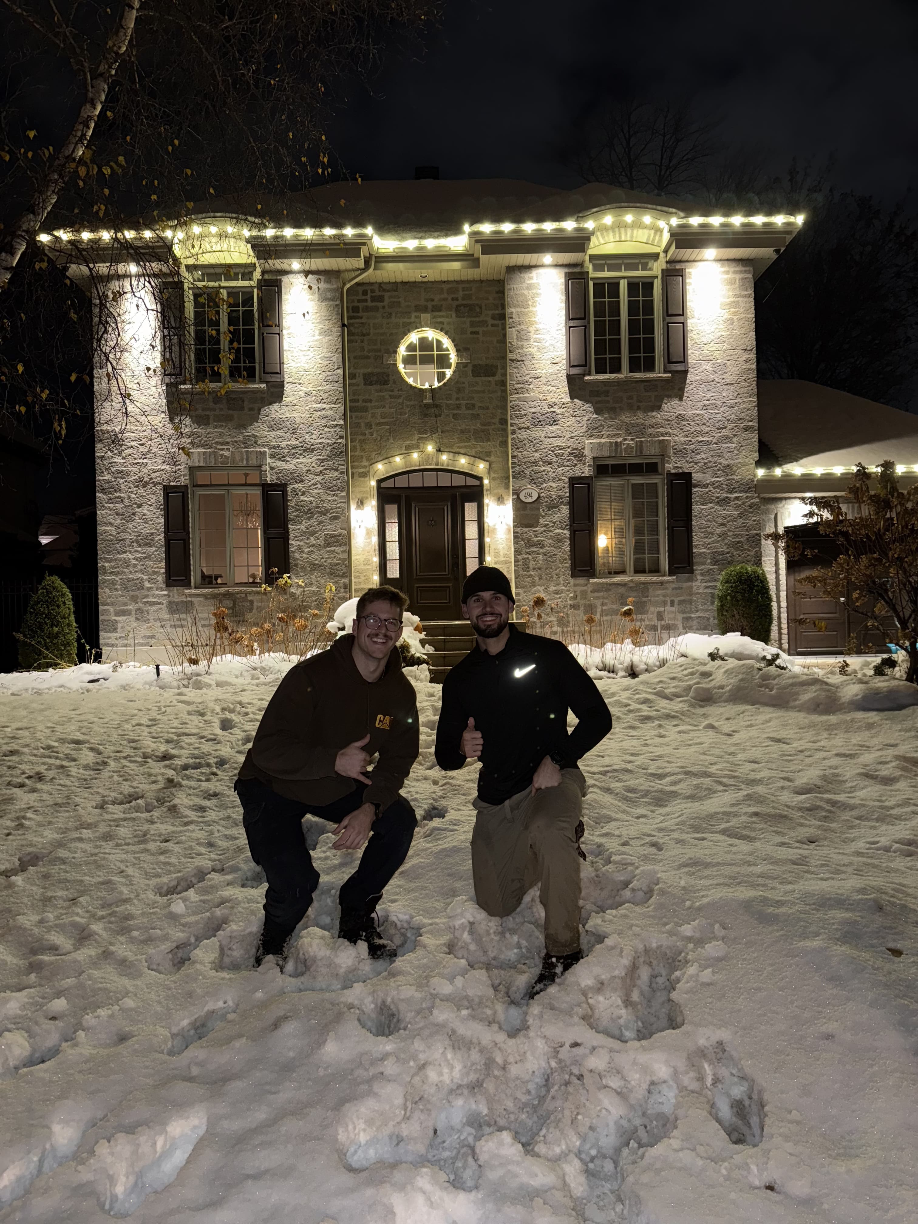  Éclairage résidentiel permanent