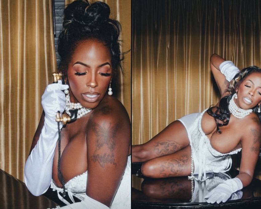 Supa D in a vintage telephone-inspired photo feature