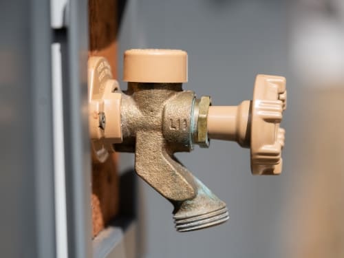 Exterior Hose Spigot in Fishers, IN