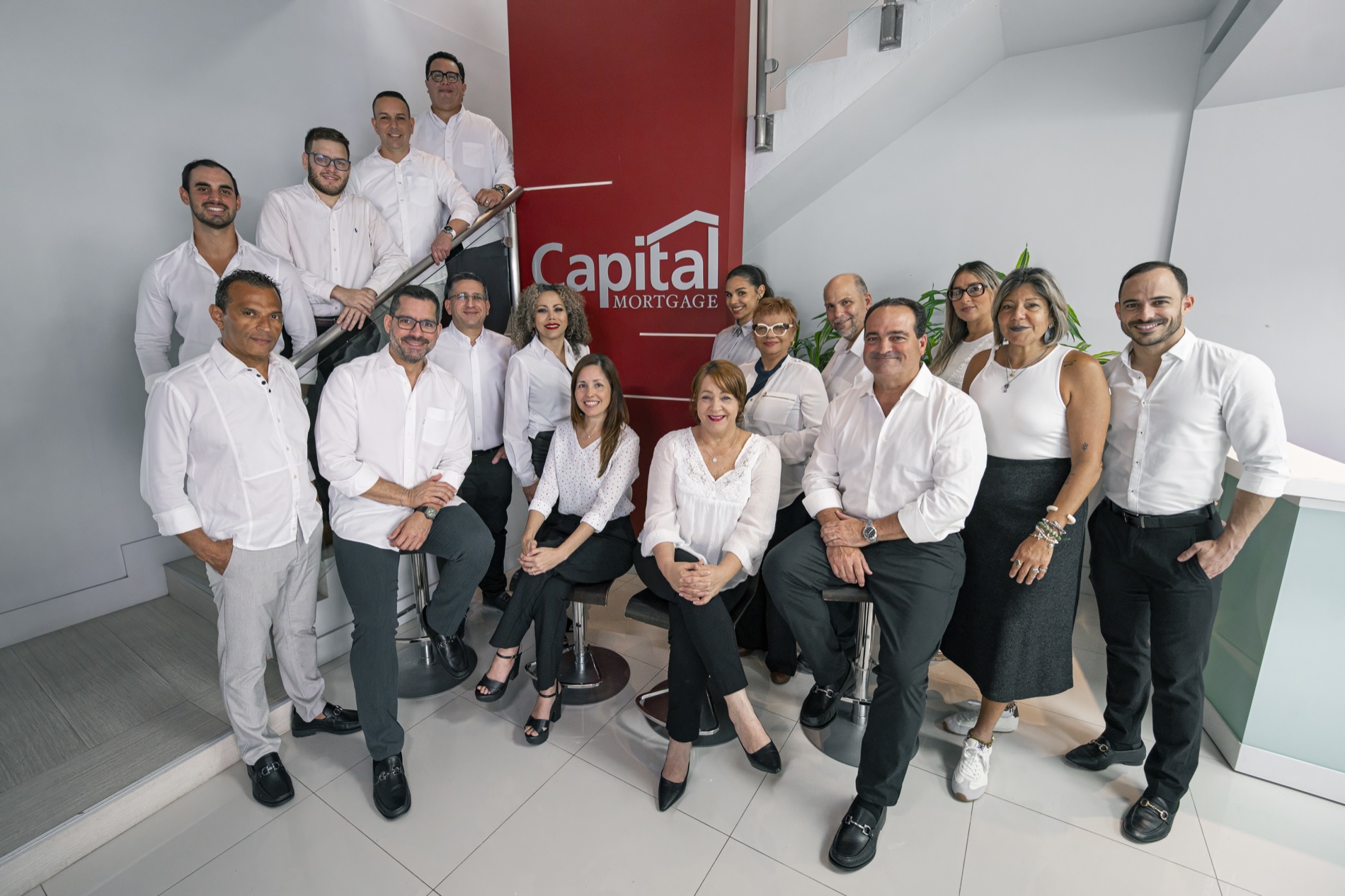 The Capital Mortgage team in San Juan, Puerto Rico