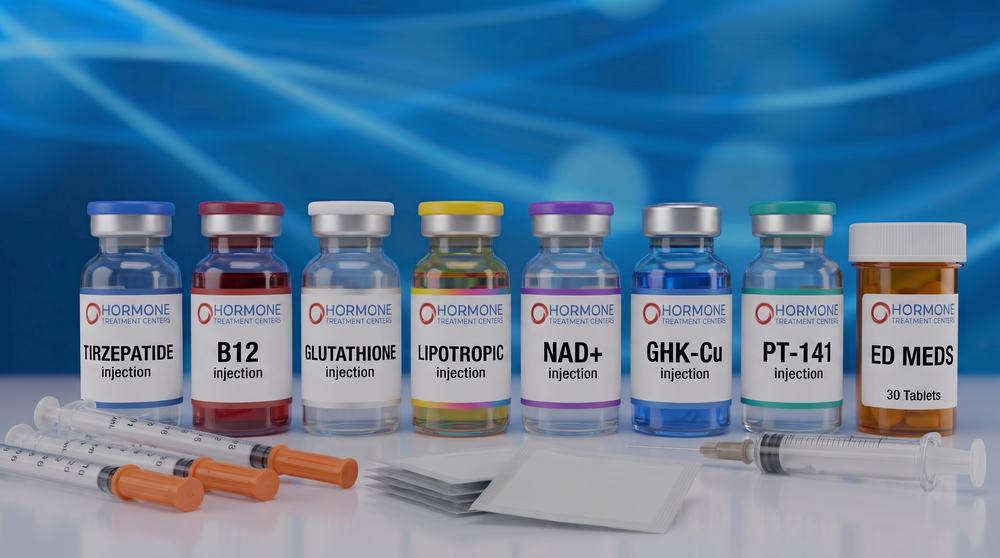 Quick Start medications: tirzepatide, B12, glutathione, lipotropic, NAD+, GHK-Cu, PT-141, and ED medications