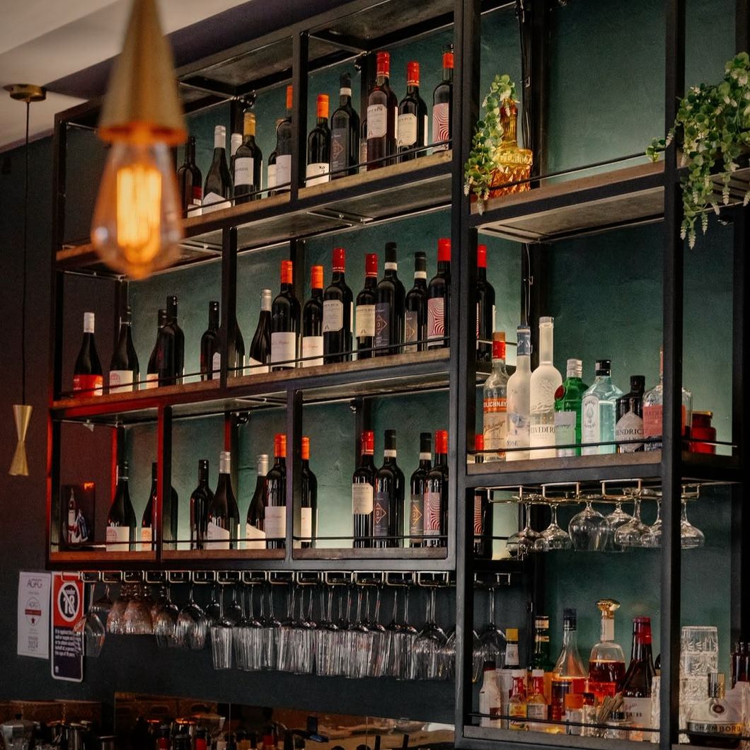 The bar at Motel Mezza