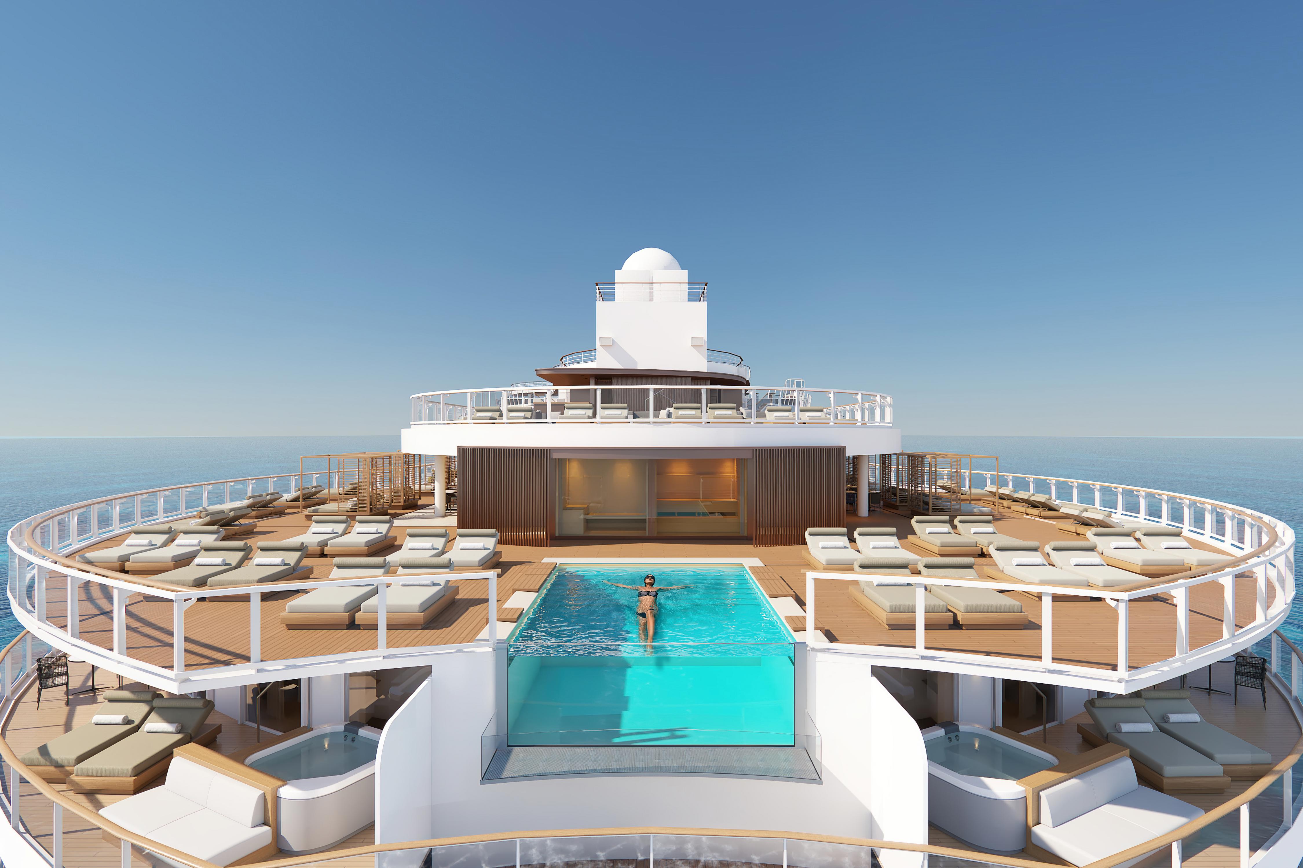 Norwegian Cruise Line stateroom balcony overlooking the ocean