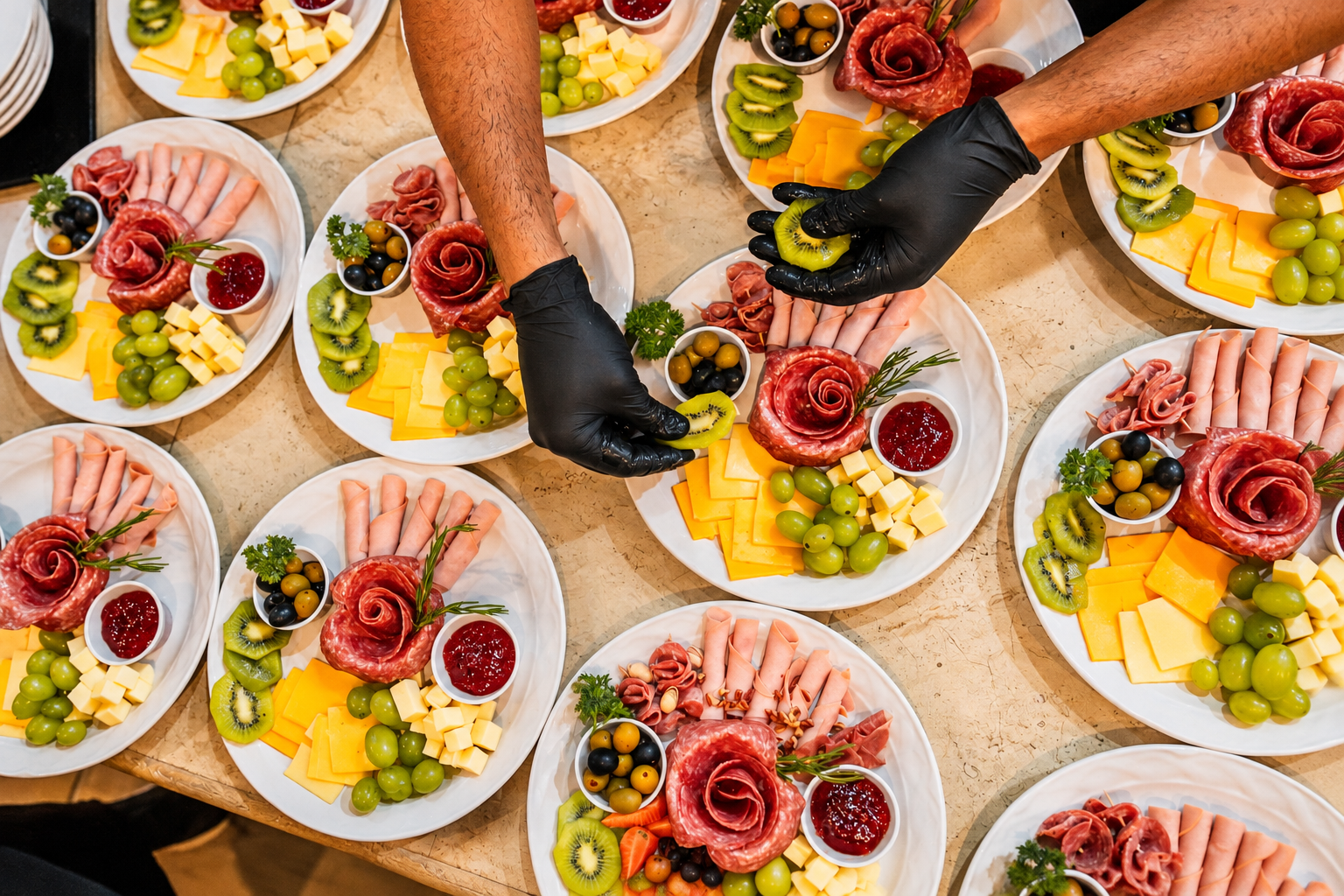Presentación gastronómica para evento social en Mérida