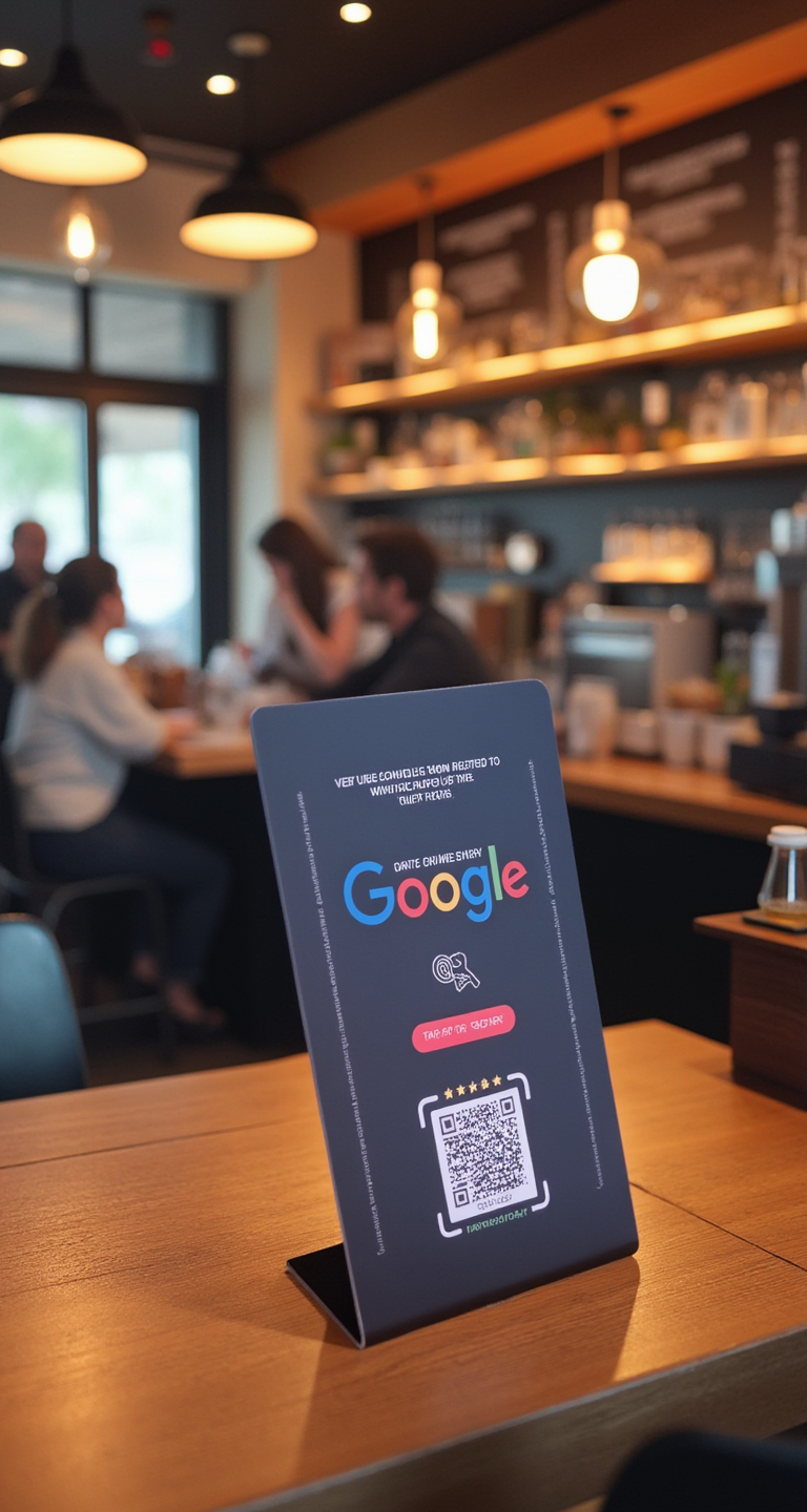Google Review Tap Card (NFC + QR)