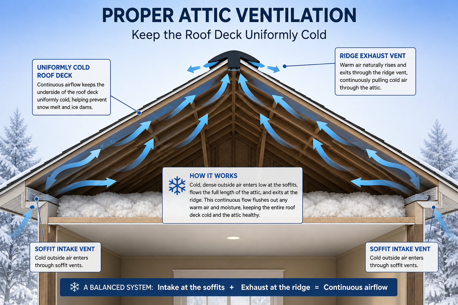 Proper Attic Ventilation Proper Attic Ventilation
