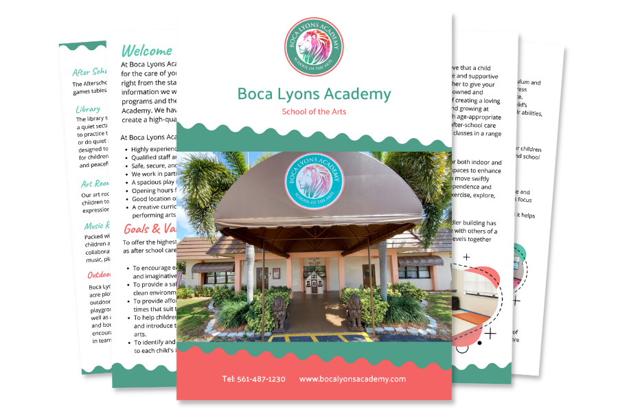 Free Parent Pack from Boca Lyons