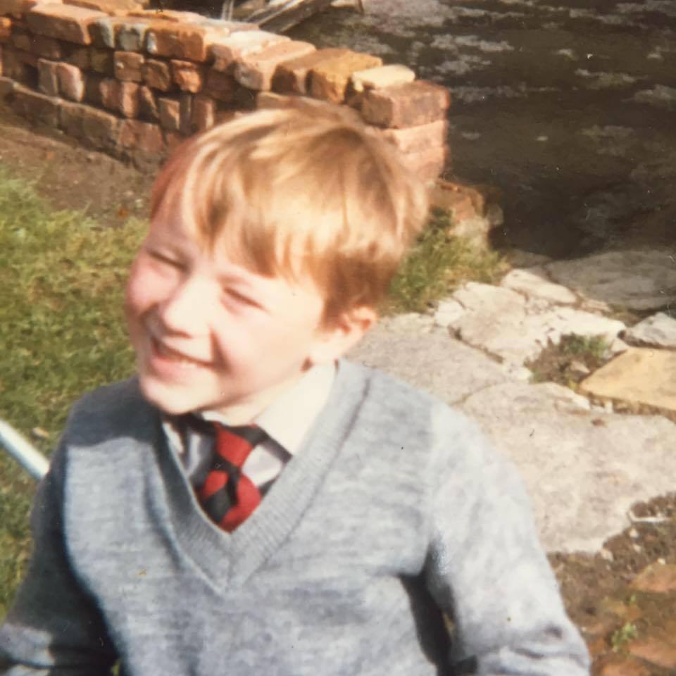 Nick as a child