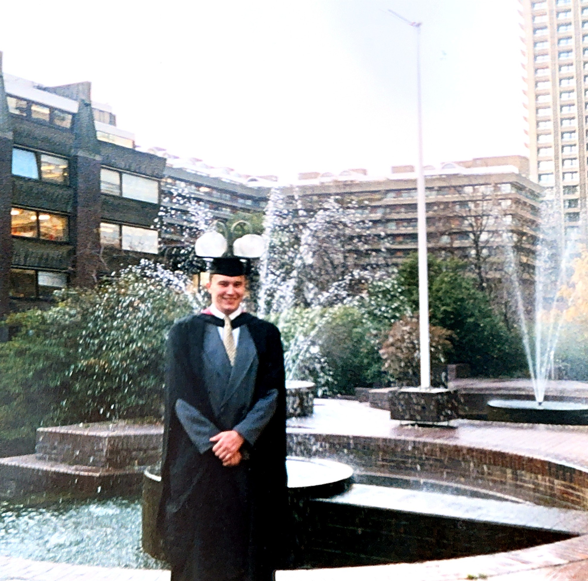 Nick at his graduation