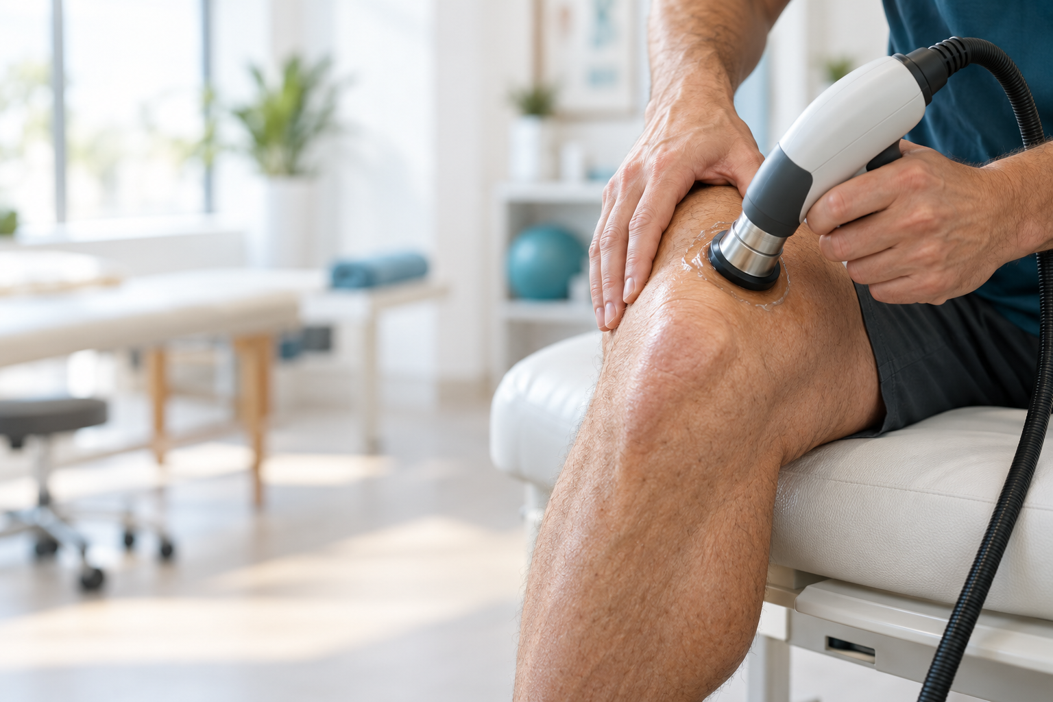 Shockwave Therapy treatment at Jersey Wellness Clinic