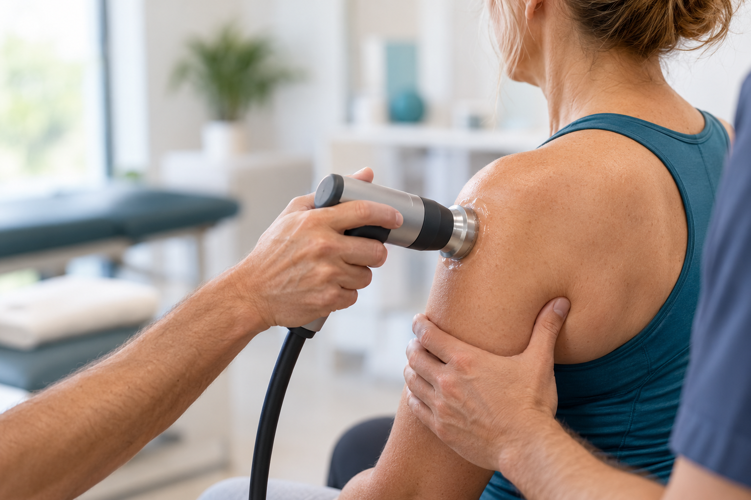 Shockwave Therapy treatment at Jersey Wellness Clinic