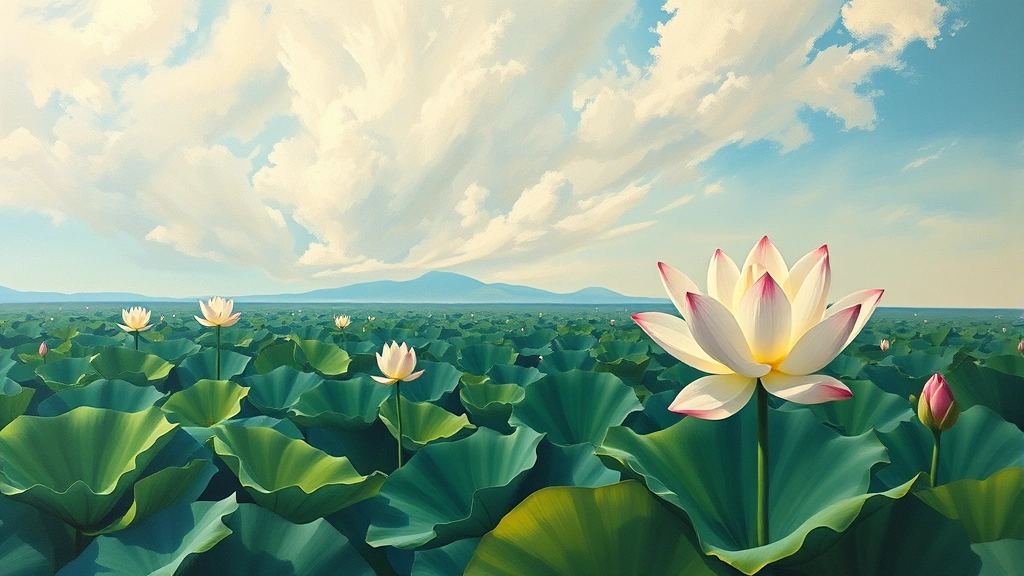 Painting in Lotus, CA showcasing vibrant colors and serene landscapes.