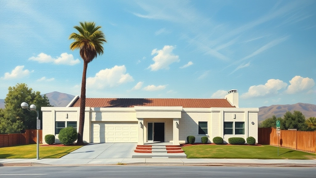 Painting in Lincoln, CA featuring vibrant colors and abstract shapes.