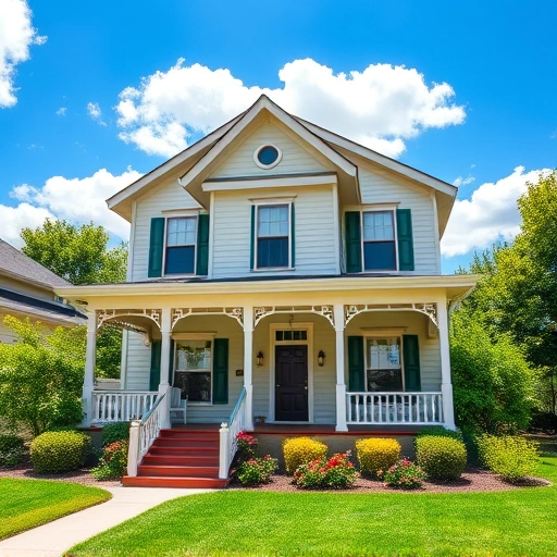 Completed exterior painting of a charming two-story home in Folsom CA with vibrant colors and lush landscaping.