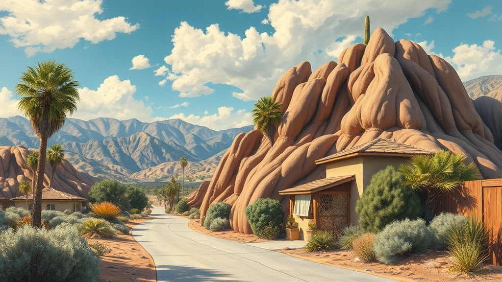 Painting in Fruitridge Pocket, CA depicting vibrant colors and local scenery.