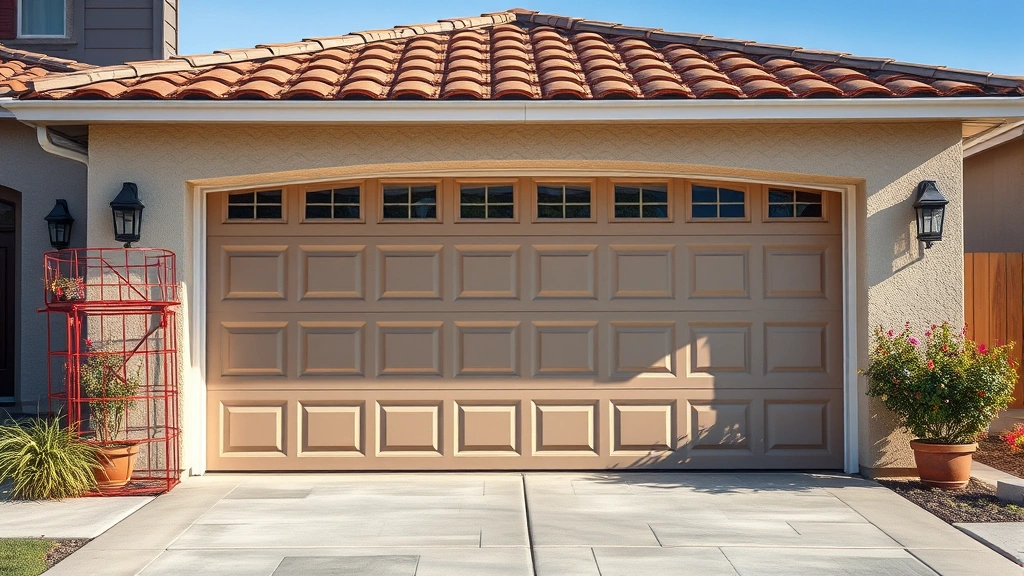 Garage Door Painting projects in Folsom CA showcasing vibrant colors and professional finishes