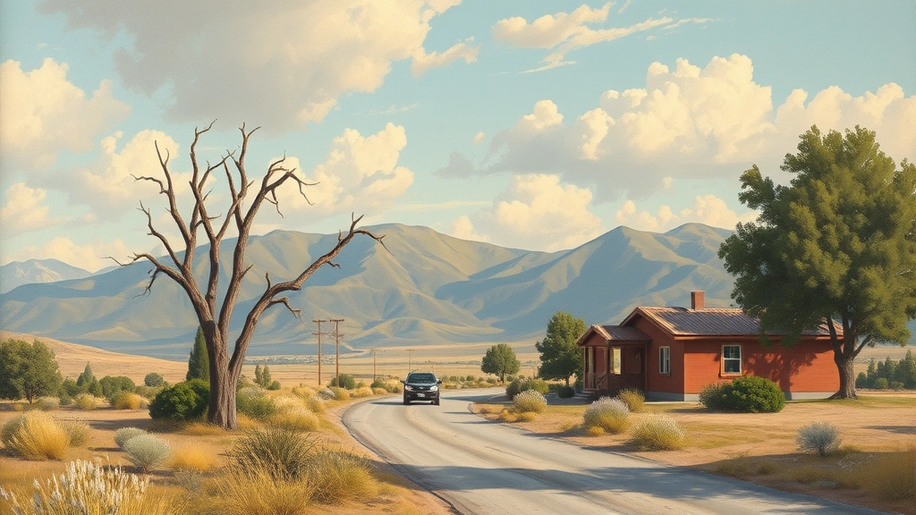 Painting in Loomis, CA featuring vibrant colors and abstract shapes.