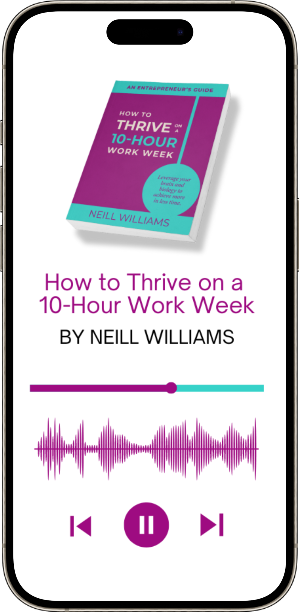 Image of Mobile Device Playing Audio File: How To Thrive On A 10-Hour Workweek  – AudioBook Version