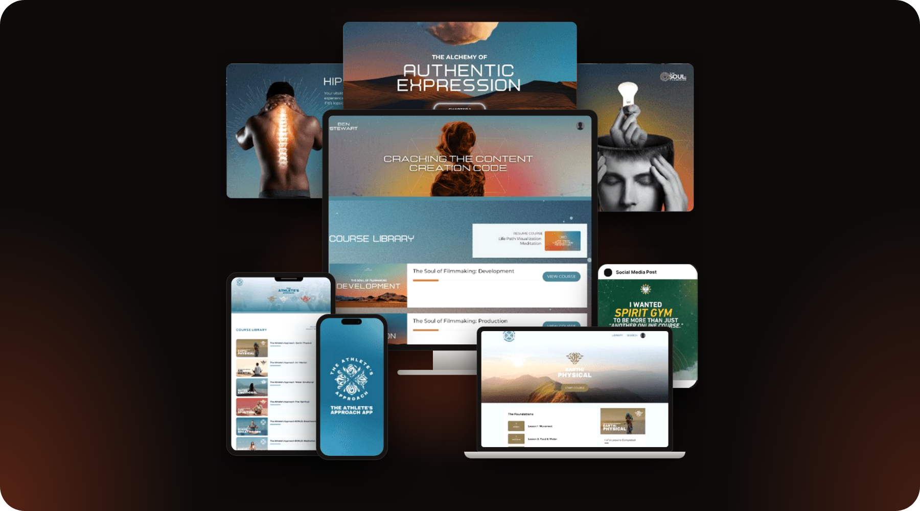 Client programs, member areas and sales pages built by Freedom Builderz