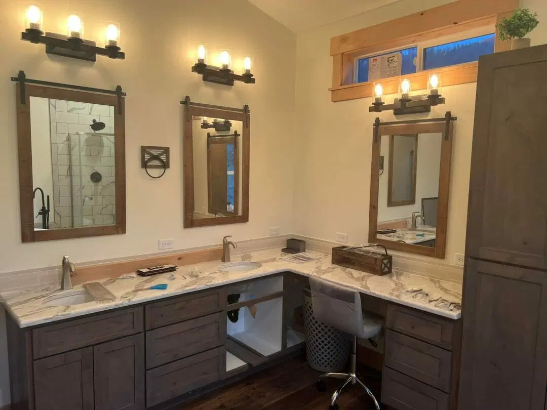 Bathroom remodel Salem OR — completed Q&R Construction bathroom renovation