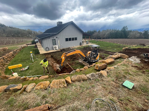 Utility trenching Willamette Valley